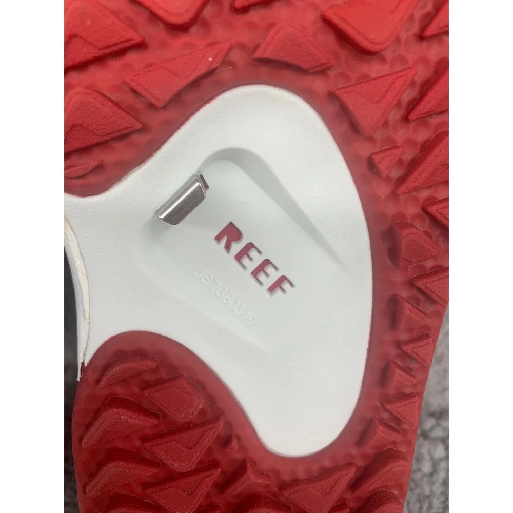Reef Fanning Pregame Crimson White Flip Flops CJ6402 Men's Sz 9 NWT
